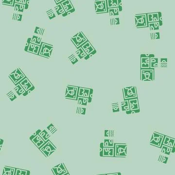Web stories seo glyph vector seamless pattern Stock Illustration