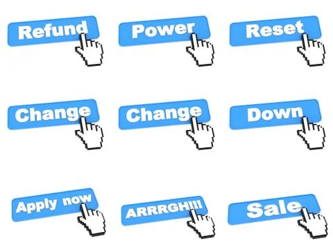 Web Submit Button Stock Illustration