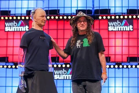 Web Summit 2018 in Lisbon, Portugal - 07 Nov 2018 Stock Photos