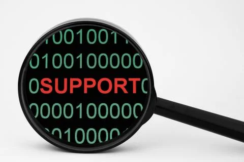 Web support Foto stock