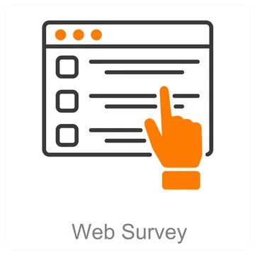 Web Survey Stock Illustration