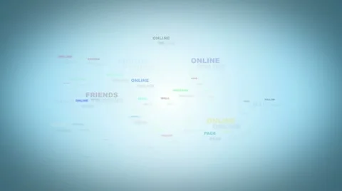 Web Tag Cloud Stock Footage 10919770