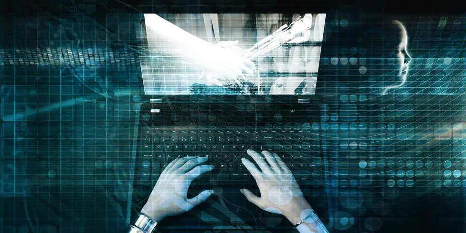 Web Technology Illustrazione stock