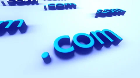 Web Technology Sign dotcom Loopable Background Stock Footage 52308312