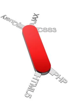 Web technology toolkit Stock Illustration