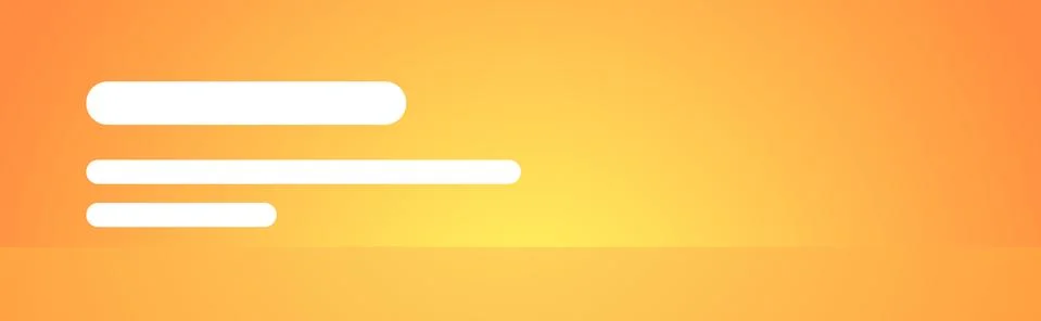 Web template with blank buttons for website or app user interface design hori Illustrazione stock