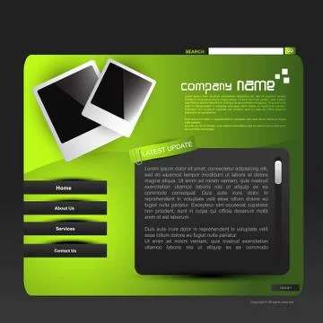 Web template Stock Illustration