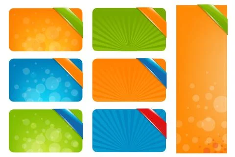 Web text boxes Stock Illustration