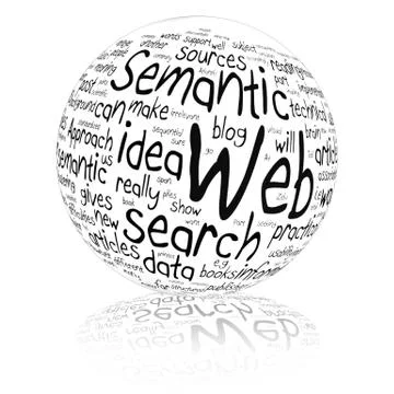 Web text sphere Stock Illustration