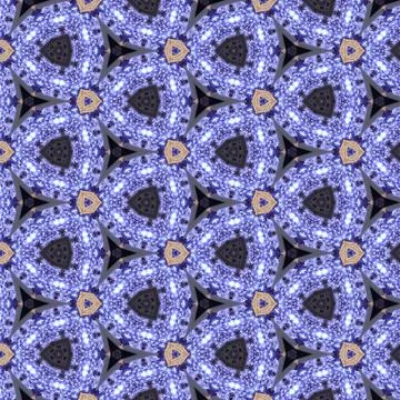 Web texture background round and triangle led light, pattern in blue Stock Illustration