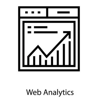 Web Traffic Analytics Illustrazione stock