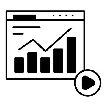 Web Traffic Dualtone Icon Stock Illustration