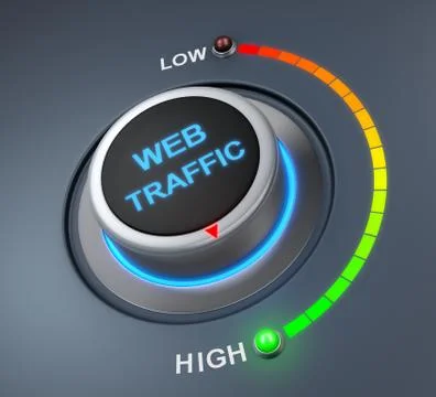 Web traffic Illustration