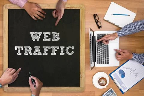 WEB TRAFFIC Stock Photos