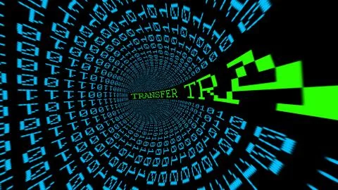 Web transfer data tunnel Stock-Illustration