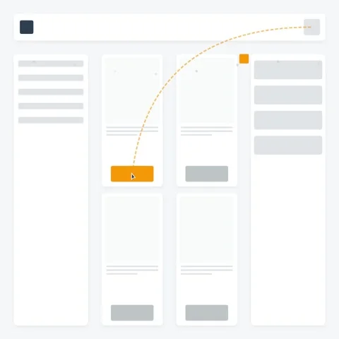 Web UI Design Mockup Wireframe Template for Website and App Development Stock Footage 346283215