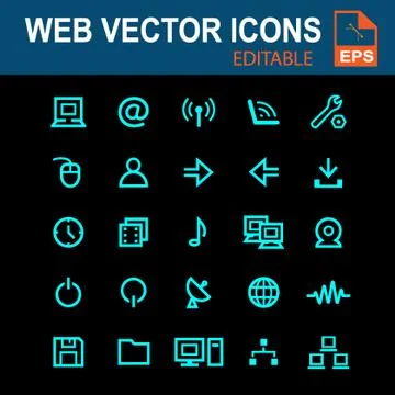 Web Vector Icons 05 Stock Illustration