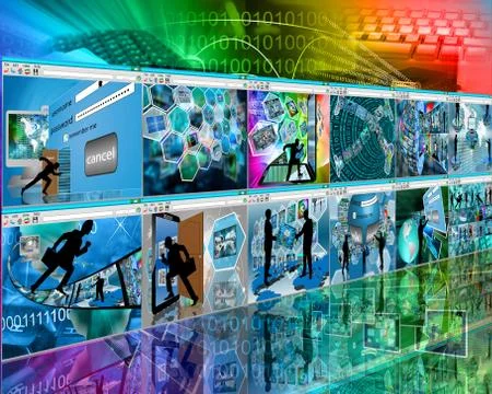 Web wall Illustration