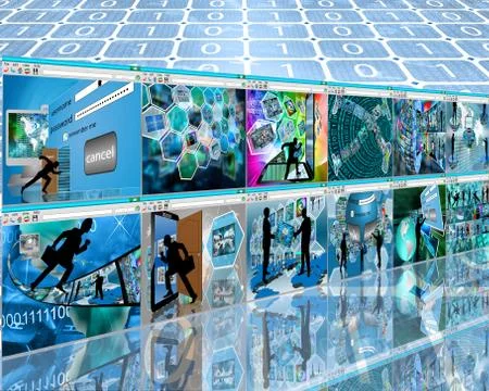 Web wall イラスト素材