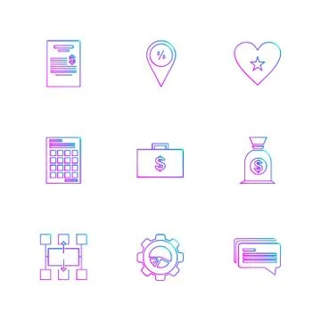 Web , website , user interface , application , internet , eps icons set vecto Stock Illustration