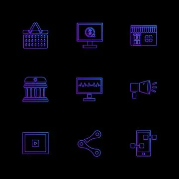 Web , website , user interface , application , internet , eps icons set vecto Ilustración de archivo