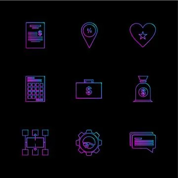 Web , website , user interface , application , internet , eps icons set vecto Stock Illustration