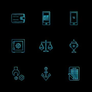 Web , website , user interface , application , internet , eps icons set vecto Stock Illustration