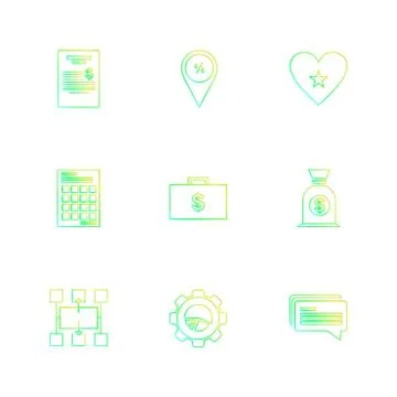 Web , website , user interface , application , internet , eps icons set vecto Stock Illustration