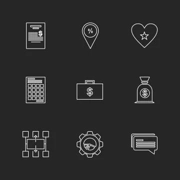 Web , website , user interface , application , internet , eps icons set vecto Stock Illustration
