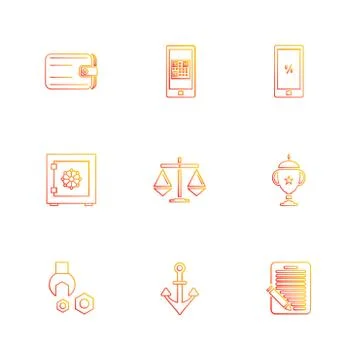 Web , website , user interface , application , internet , eps icons set vecto Stock Illustration