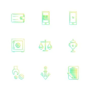 Web , website , user interface , application , internet , eps icons set vecto Ilustración de archivo