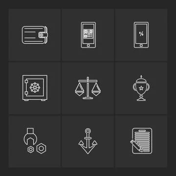 Web , website , user interface , application , internet , eps icons set vecto Ilustración de archivo