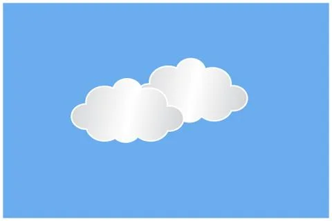 Web white clouds Stock Illustration