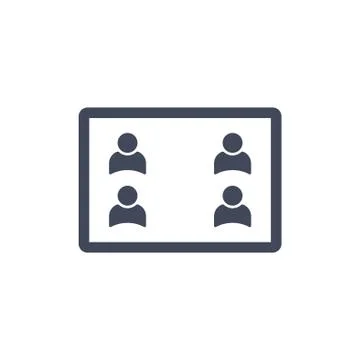 Web Window Icon Vector flat design style Stock Illustration