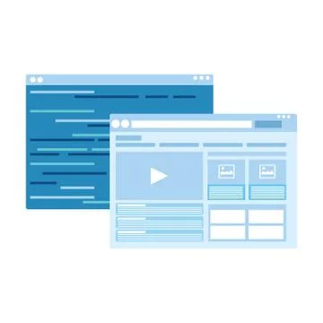 Web windows interface icon Stock-Illustration