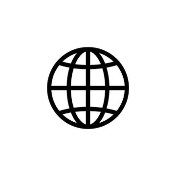 Web www vector icon. Interner symbol isolated. Vector EPS10 Stock Illustration