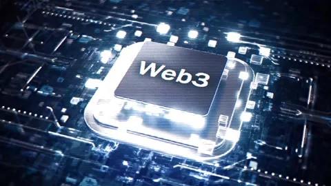 Web3 Cyber Technology Stock Footage 320901061