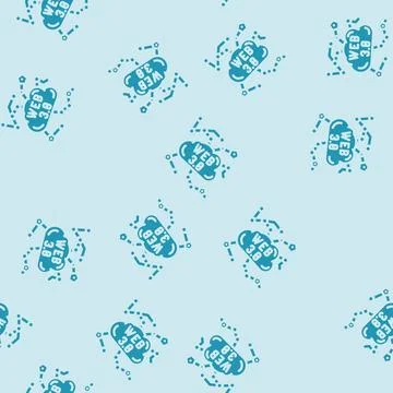 Web3 integration decentralized application glyph vector seamless pattern Stock Illustration