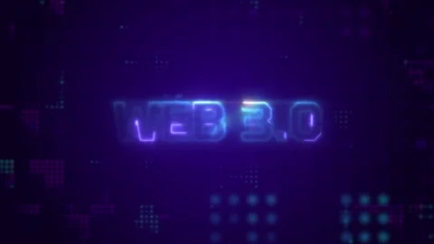 Web3 world digital on blockchain technology connect 動画素材 246623886