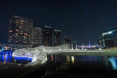 Webb Bridge Docklands, Melbourne Stock Photos