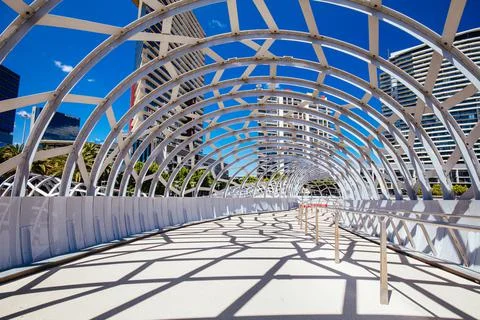 Webb Bridge in Melbourne Australia Stock Photos