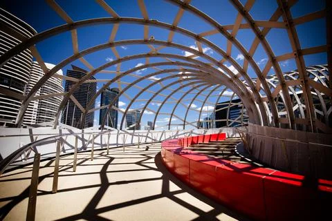 Webb Bridge in Melbourne Australia Photos
