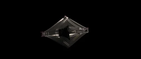 Webb Telescope animation-Top-down Stock Footage 295208982