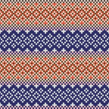 Webbing seamless beaded pattern design. Stockillustratie