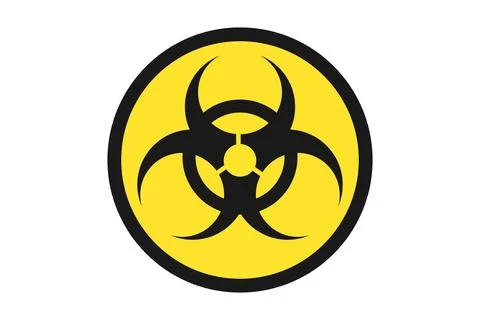WebBiohazard Logo Sign Vector Design Stock Illustration