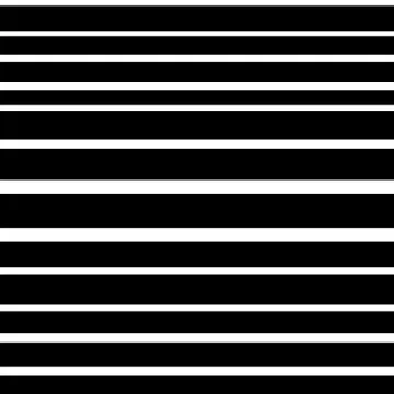WebBlack and white horizontal stripes abstract background Stock Illustration