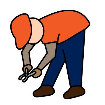 Webbuilder at work. stock vector illustration Stock Illustration