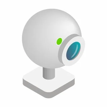 Webcam 3d isometric icon イラスト素材