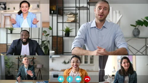 Group Webcam Stock Videos – Royalty-Free HD & 4K Videos | Pond5