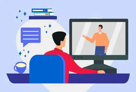 Webcam  Concept Illustration Stock Illustration